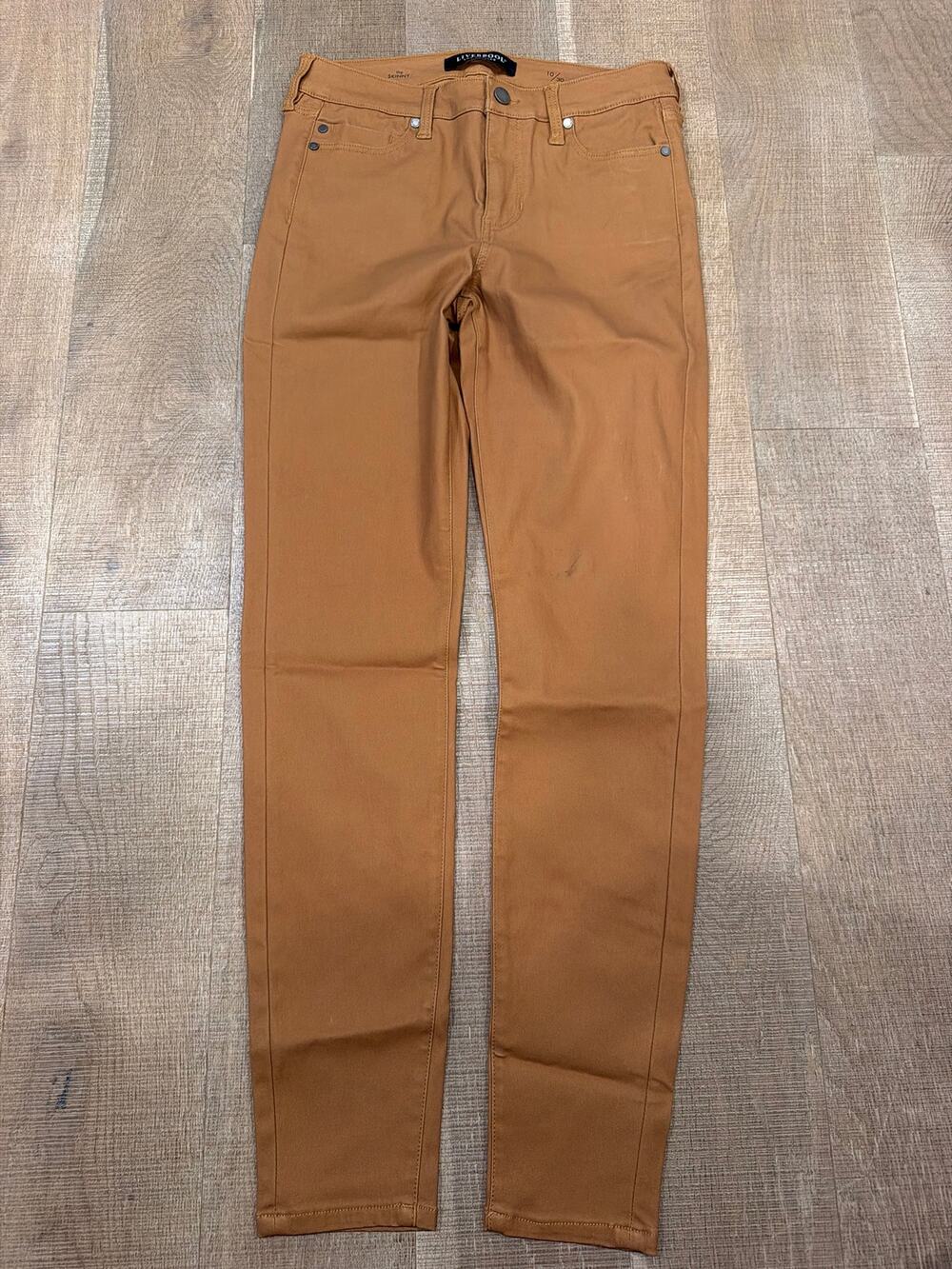 Liverpool Tuscan yellow coated denim pants never worn